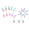 12 Sizes-24 Pcs Press On Nails Z386