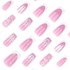 12 Sizes-24 Pcs Press On Nails JP3770