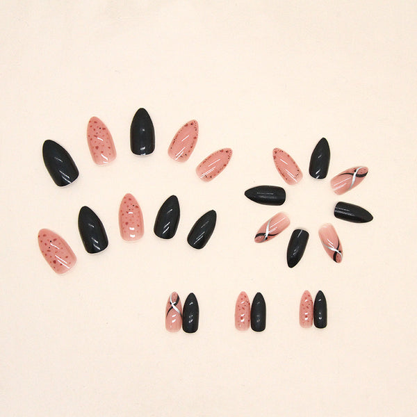 12 Sizes-24 Pcs Press On Nails W287