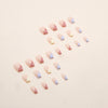 12 Sizes-24 Pcs Press On Nails R731