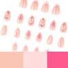 12 Sizes-24 Pcs Press On Nails JP3861