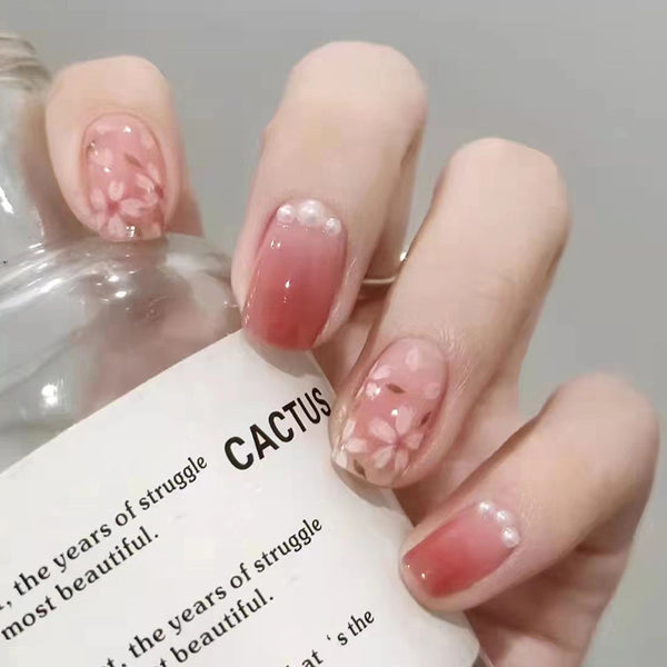 12 Sizes-24 Pcs Press On Nails Z279
