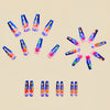 12 Sizes-24 Pcs Press On Nails Y659