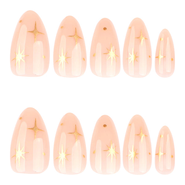 12 Sizes-24 Pcs Press On Nails JP4142