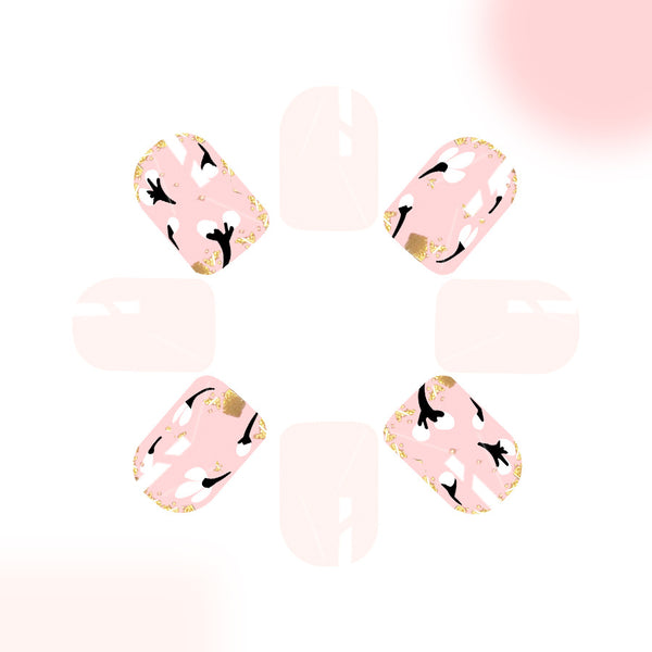 12 Sizes-24 Pcs Press On Nails C957