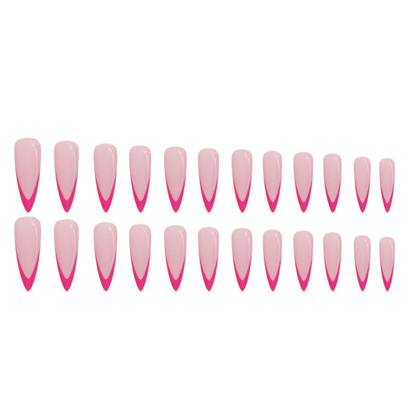 12 Sizes-24 Pcs Press On Nails W1151