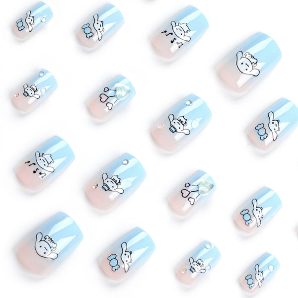 12 Sizes-24 Pcs Press On Nails JP2962