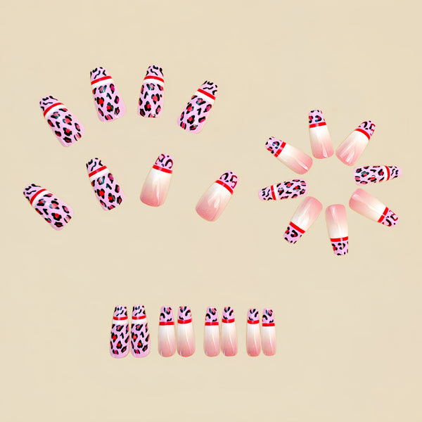 12 Sizes-24 Pcs Press On Nails Y938
