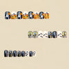 12 Sizes-24 Pcs Press On Nails Y142