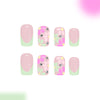 12 Sizes-24 Pcs Press On Nails C1592