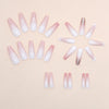 12 Sizes-24 Pcs Press On Nails W1175