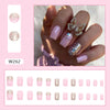 12 Sizes-24 Pcs Press On Nails W262