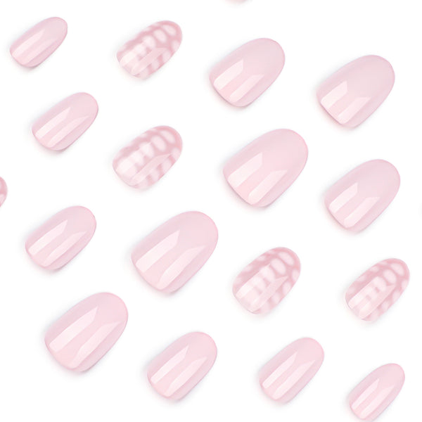 12 Sizes-24 Pcs Press On Nails JP3959