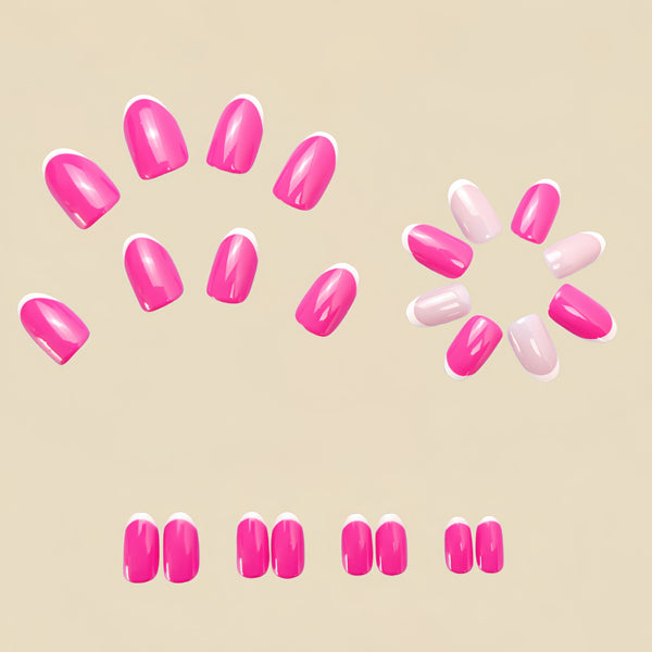 12 Sizes-24 Pcs Press On Nails Y541