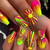 12 Sizes-24 Pcs Press On Nails Y559