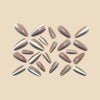 12 Sizes-24 Pcs Press On Nails Y2012