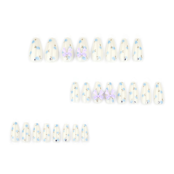 12 Sizes-24 Pcs Press On Nails JP4316