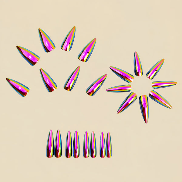 12 Sizes-24 Pcs Press On Nails Y1106