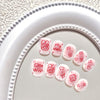 12 Sizes-24 Pcs Press On Nails K001