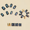 12 Sizes-24 Pcs Press On Nails Y1271