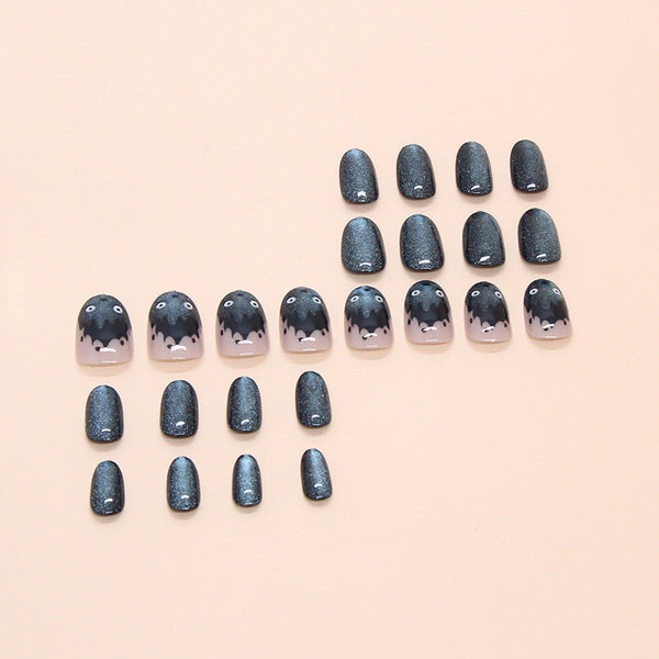 12 Sizes-24 Pcs Press On Nails W1794