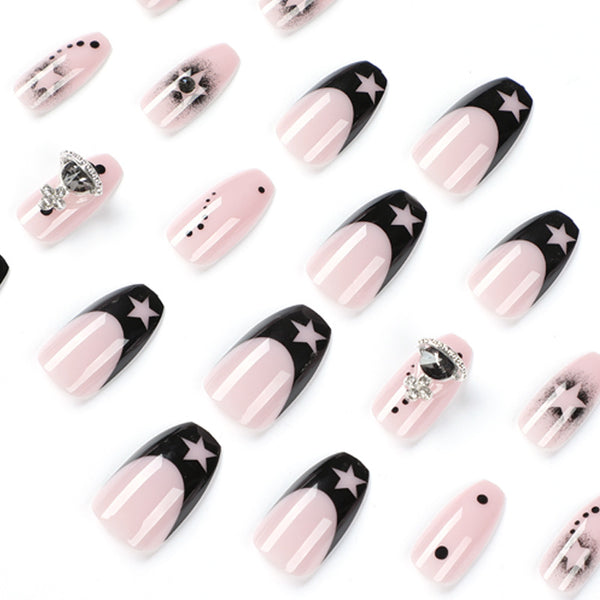 12 Sizes-24 Pcs Press On Nails JP2053
