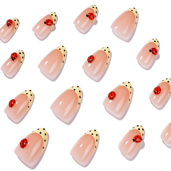12 Sizes-24 Pcs Press On Nails JP4387