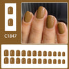 12 Sizes-24 Pcs Press On Nails C1847