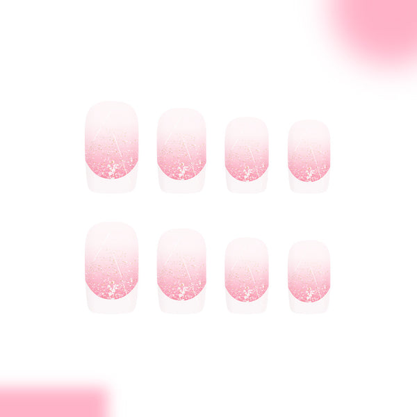 12 Sizes-24 Pcs Press On Nails C628
