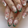 12 Sizes-24 Pcs Press On Nails C088