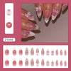 12 Sizes-24 Pcs Press On Nails Z1090