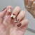 12 Sizes-24 Pcs Press On Nails Z199