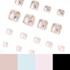 12 Sizes-24 Pcs Press On Nails JP1636