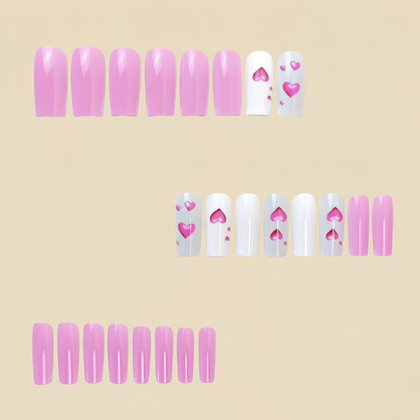 12 Sizes-24 Pcs Press On Nails Y481