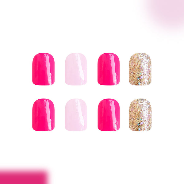 12 Sizes-24 Pcs Press On Nails C1619