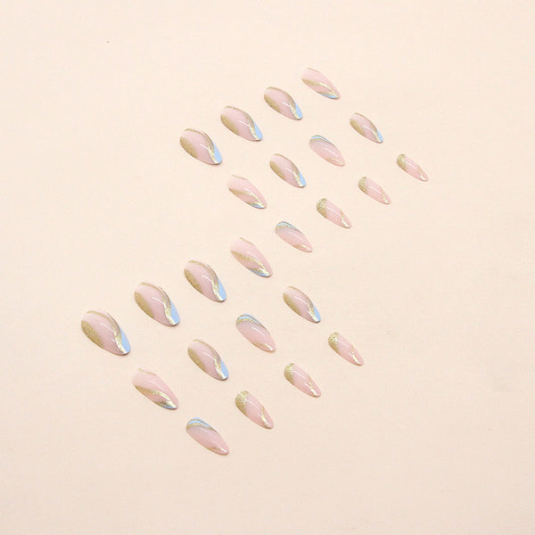 12 Sizes-24 Pcs Press On Nails W294