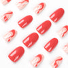 12 Sizes-24 Pcs Press On Nails JP1395