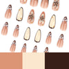 12 Sizes-24 Pcs Press On Nails JP4055