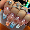 12 Sizes-24 Pcs Press On Nails Y1081