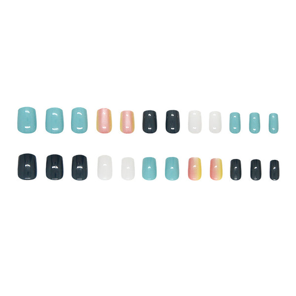 12 Sizes-24 Pcs Press On Nails MY128