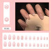 12 Sizes-24 Pcs Press On Nails R185