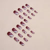 12 Sizes-24 PcsPress On Nails W1287