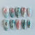12 Sizes-24 Pcs Press On Nails Z1116