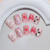 12 Sizes-24 Pcs Press On Nails R965
