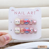 12 Sizes-24 Pcs Press On Nails K033