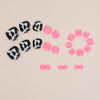 12 Sizes-24 Pcs Press On Nails F111