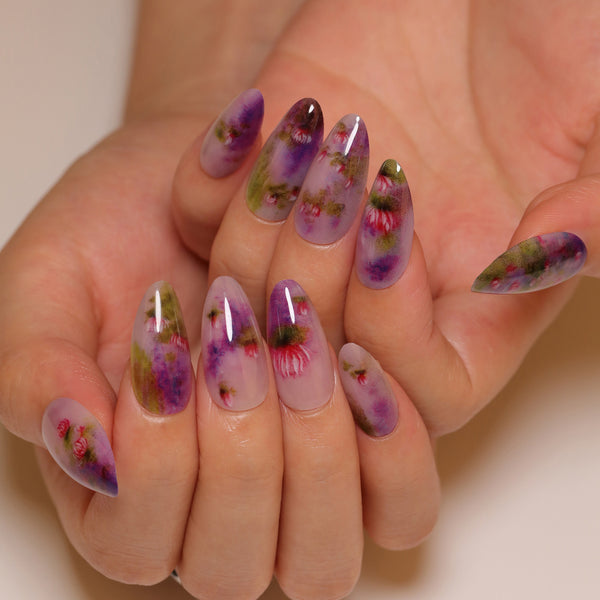12 Sizes-24 Pcs Press On Nails JP3397