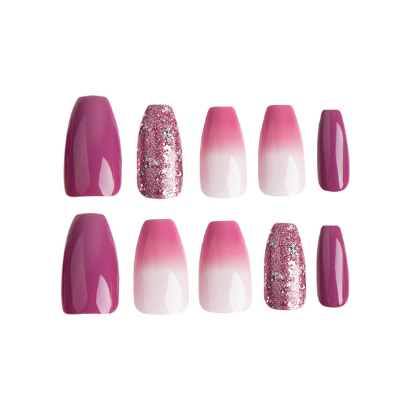 12 Sizes-24 Pcs Press On Nails JP2577