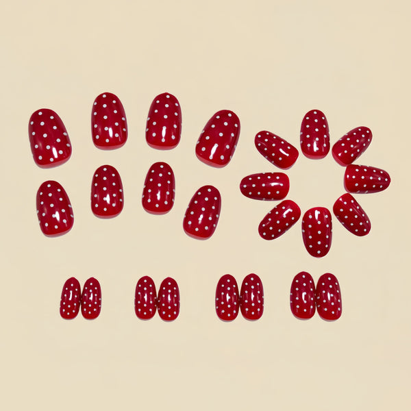 12 Sizes-24 Pcs Press On Nails Y1601