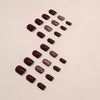 12 Sizes-24 Pcs Press On Nails W1199
